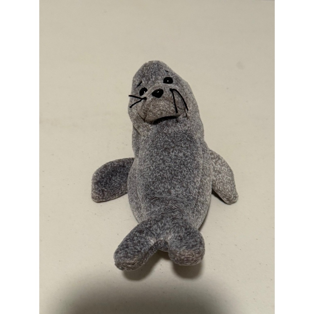 Ty Beanie Baby Slippery Seal Grey Vintage Collectible Plush Toy 1998 4222